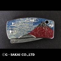 浮紋-UKIMON- Damascus TANTO POINT Mt.Fuji  