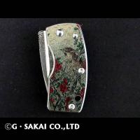 浮紋-UKIMON- Damascus TANTO POINT Szanqua(camellia)