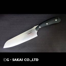 K-002S-GBK G.SAKAI KITCHEN KNIFE SANTOKU VG-10